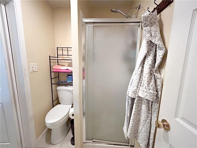 21 Oak Crest Dr, Linn Valley, KS 66040 - full bathroom featuring a stall shower and tile patterned floors