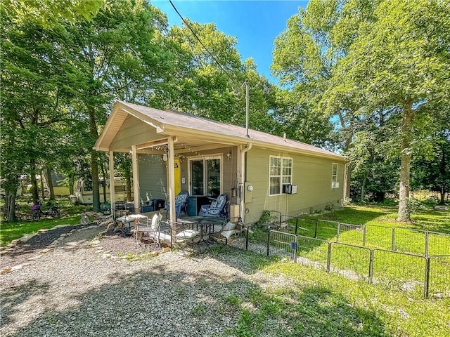 21 Oak Crest Dr, Linn Valley, KS 66040 - view of front of home with a patio area