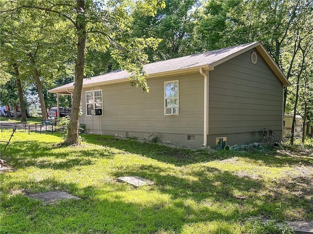 21 Oak Crest Dr, Linn Valley, KS 66040 - view of side of home featuring crawl space