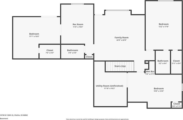 14740 W 128th St, Olathe, KS 66062 - view of home floor plan