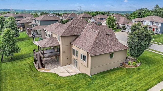 4517 N Sienna Rdg, Riverside, MO 64150 - aerial perspective of suburban area