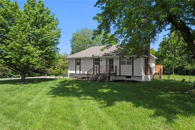 22420 W 73rd Ter, Shawnee, KS 66227 - view of front of property featuring a front yard