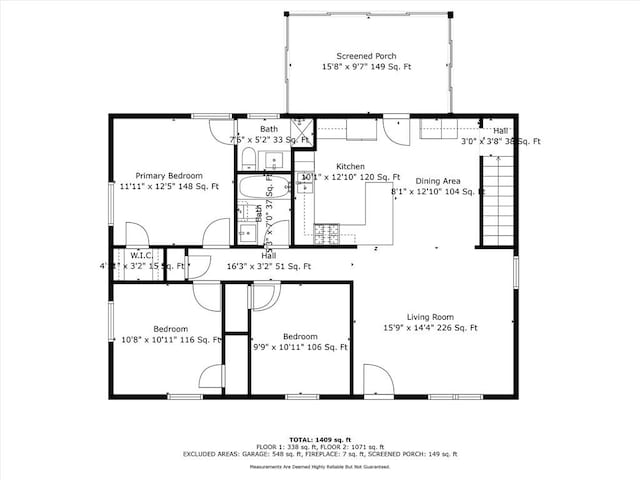 22420 W 73rd Ter, Shawnee, KS 66227 - view of floor plan / room layout