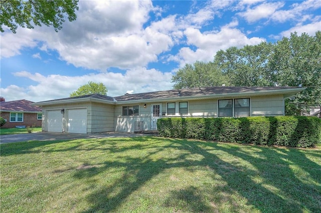1933 N 83rd Ter, Kansas City, KS 66112 - ranch-style house featuring an attached garage, driveway, and a front yard