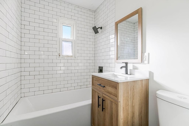 4428 N Monroe Ave, Kansas City, MO 64117 - full bathroom featuring vanity and tub / shower combination