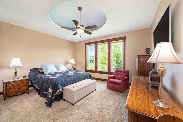 26793 W 100th Pl, Olathe, KS 66061 - bedroom featuring carpet and a ceiling fan