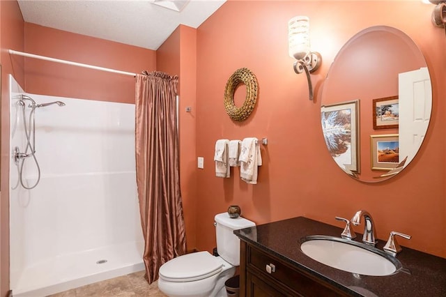 26793 W 100th Pl, Olathe, KS 66061 - full bathroom featuring vanity, curtained shower, and tile patterned floors