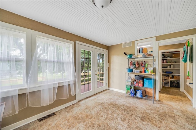 1002 S Olive St, Holden, MO 64040 - sunroom featuring french doors