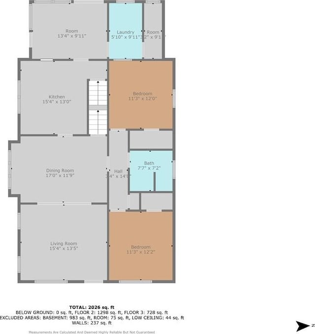 1002 S Olive St, Holden, MO 64040 - view of room layout