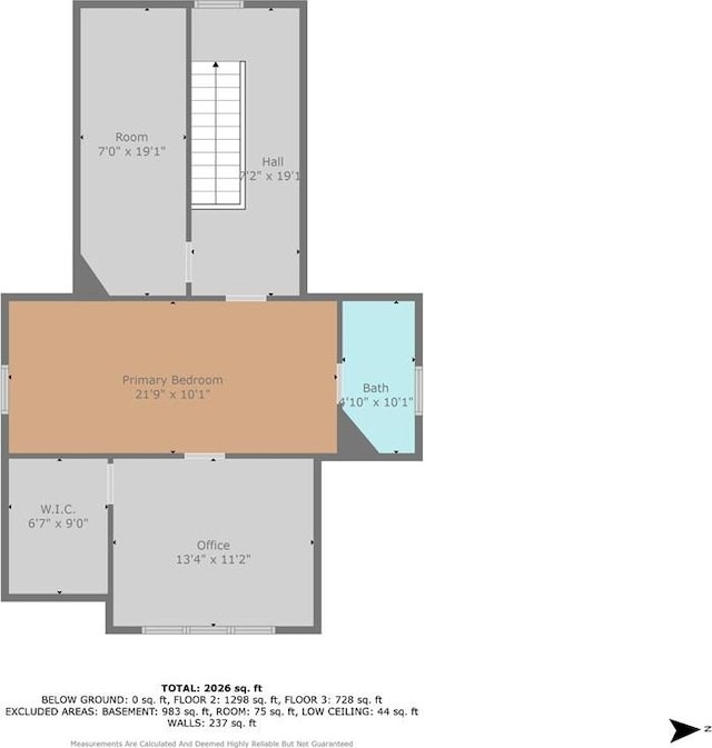 1002 S Olive St, Holden, MO 64040 - view of home floor plan