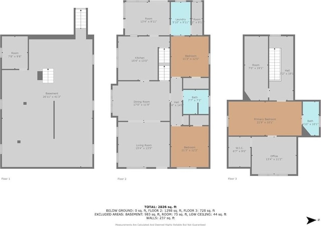 1002 S Olive St, Holden, MO 64040 - view of property floor plan