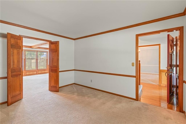 320 SW Raven Ct, Lees Summit, MO 64081 - unfurnished room with light carpet and ornamental molding