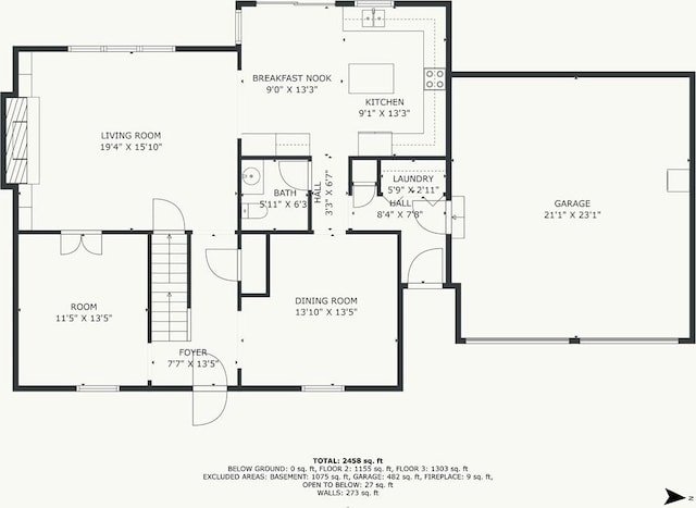 320 SW Raven Ct, Lees Summit, MO 64081 - view of floor plan / room layout
