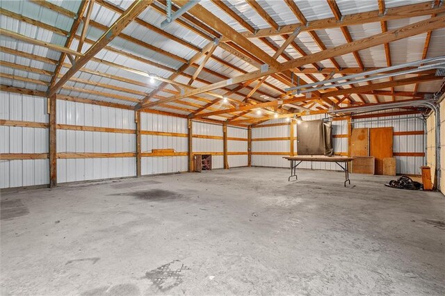 602 N Westview Dr, Richmond, MO 64085 - garage with metal wall