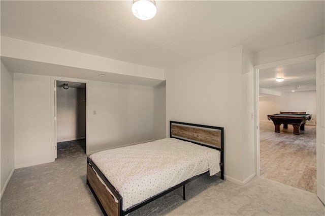 106 Timber Valley Dr, Linn Valley, KS 66040 - carpeted bedroom featuring pool table and baseboards