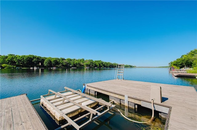 106 Timber Valley Dr, Linn Valley, KS 66040 - dock featuring a water view