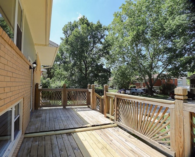 18205 E 27th St S, Independence, MO 64057 - view of wooden deck