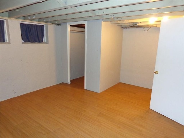 1915 S Elm St, Pittsburg, KS 66762 - finished basement featuring wood finished floors