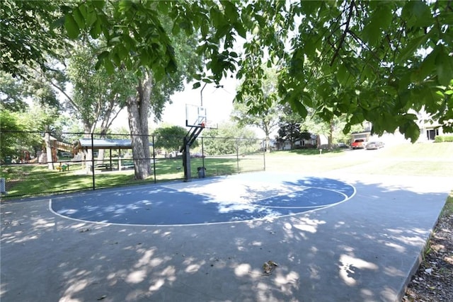 9305 NW 80th St, Weatherby Lake, MO 64152 - view of sport court with community basketball court