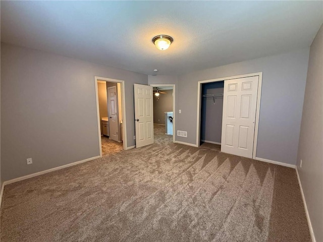 8808 NE 97th St, Kansas City, MO 64157 - unfurnished bedroom with carpet, a closet, and connected bathroom
