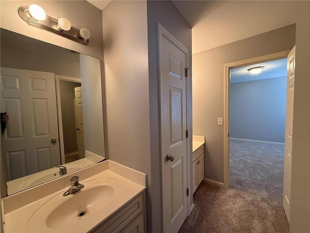 8808 NE 97th St, Kansas City, MO 64157 - bathroom featuring vanity and baseboards
