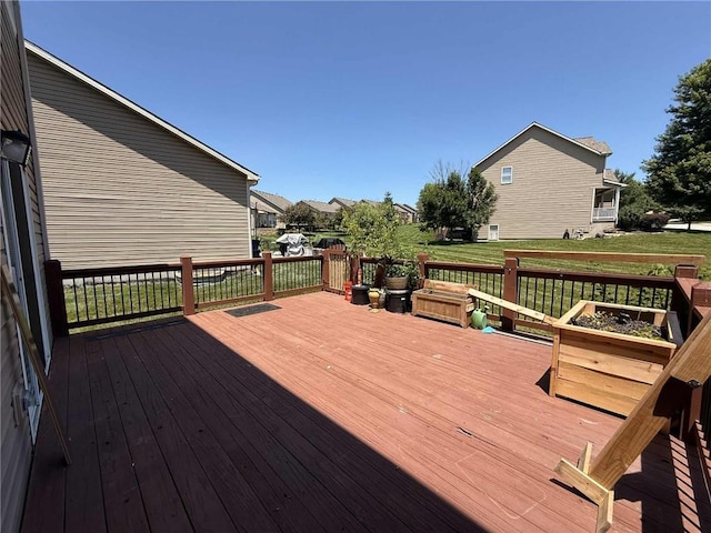 8808 NE 97th St, Kansas City, MO 64157 - view of wooden terrace