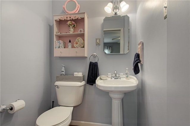 328 E 4th St, Lawson, MO 64062 - half bath featuring toilet