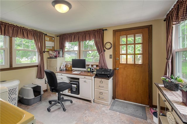 328 E 4th St, Lawson, MO 64062 - office area featuring healthy amount of natural light