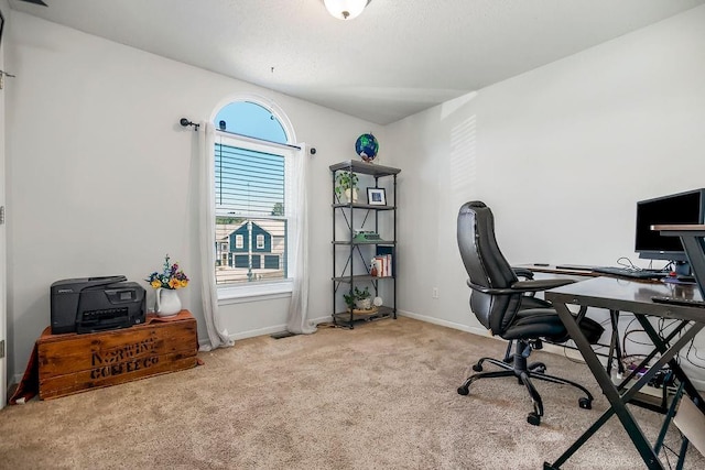 1311 Honeysuckle Ct, Liberty, MO 64068 - carpeted office featuring baseboards