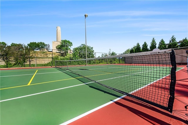 2525 Main St Unit 305, Kansas City, MO 64108 - view of tennis court featuring community basketball court