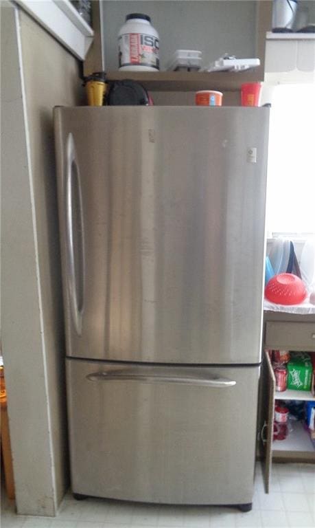 1909 S Broadway St, Pittsburg, KS 66762 - kitchen view of freestanding refrigerator