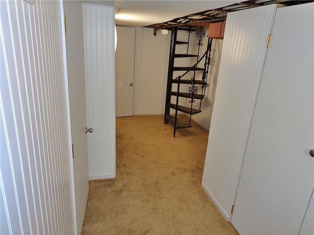 1909 S Broadway St, Pittsburg, KS 66762 - basement featuring carpet and stairway