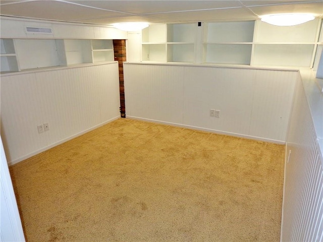 1909 S Broadway St, Pittsburg, KS 66762 - finished basement with carpet floors