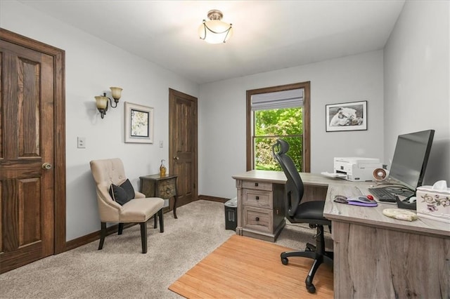 601 Darrow St, Warrensburg, MO 64093 - office space with light colored carpet and baseboards