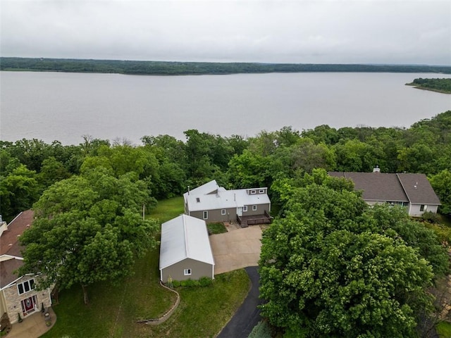 8231 Mike O Vince Rd, Ozawkie, KS 66070 - bird's eye view of a nearby body of water