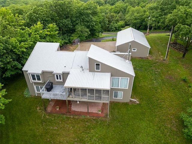 8231 Mike O Vince Rd, Ozawkie, KS 66070 - view of subject property featuring a forest