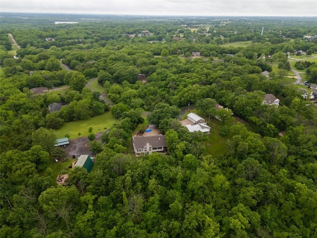 8231 Mike O Vince Rd, Ozawkie, KS 66070 - bird's eye view of a heavily wooded area