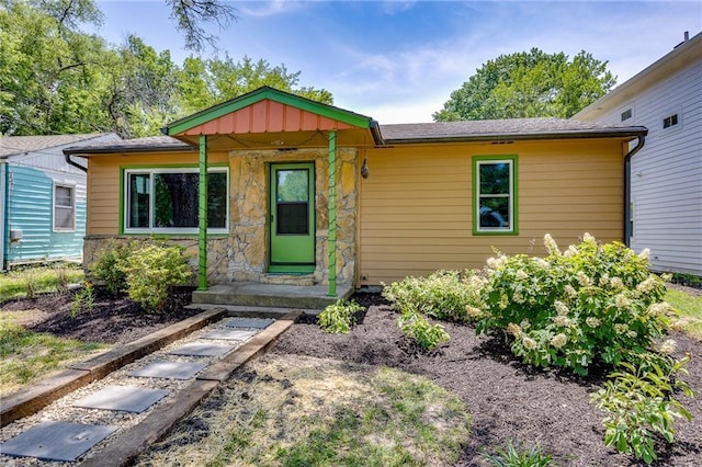 1504 Oak Hill Ave, Lawrence, KS 66044 - view of front of house featuring stone siding