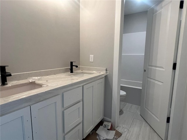 1709 SW Arbor Park Dr, Lees Summit, MO 64082 - bathroom with toilet and double vanity