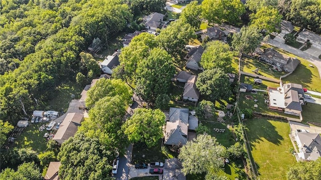 12419 Askew Dr, Grandview, MO 64030 - aerial view of property and surrounding area with nearby suburban area