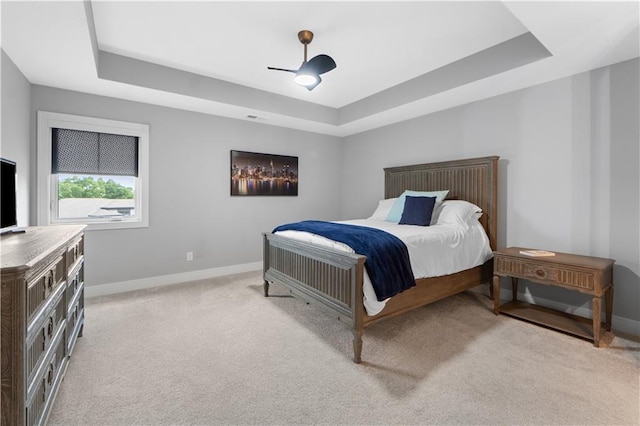 23717 W 118th Ter, Olathe, KS 66061 - bedroom with a raised ceiling and light carpet