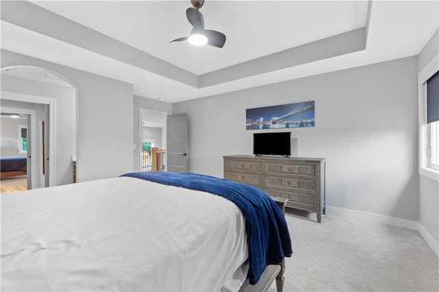 23717 W 118th Ter, Olathe, KS 66061 - carpeted bedroom featuring baseboards and ceiling fan