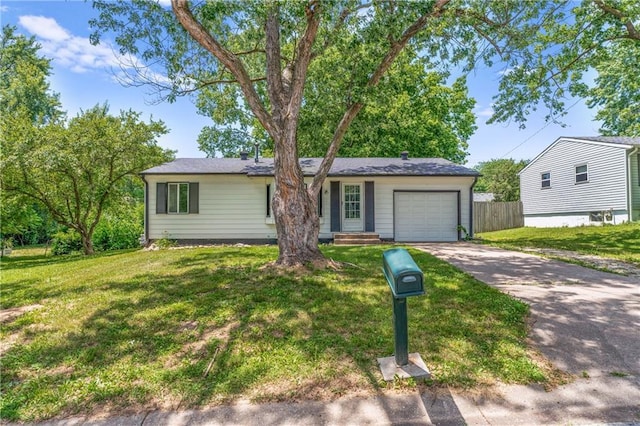 600 W Powahatan Ct, Independence, MO 64056 - ranch-style home featuring driveway and an attached garage