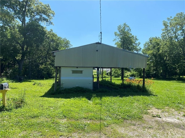 39055 Railroad Ave, Osawatomie, KS 66064 - view of outdoor structure featuring a detached carport