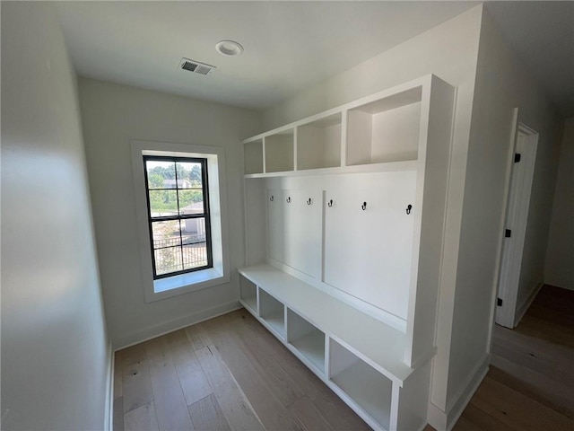 12811 W 71st St, Shawnee, KS 66216 - mudroom featuring wood finished floors
