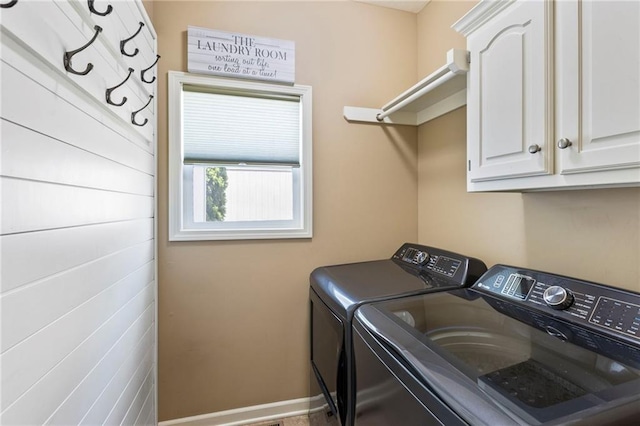 16369 S Woodstone Dr, Olathe, KS 66062 - laundry area with washer and clothes dryer and cabinet space