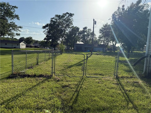 913 N Pine St, Cameron, MO 64429 - view of yard featuring a gate