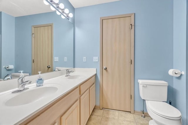 4540 NE 83rd Ter, Kansas City, MO 64119 - full bath with double vanity and tile patterned floors