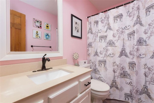 3147 N 131st St, Kansas City, KS 66109 - full bathroom featuring vanity and a shower with curtain