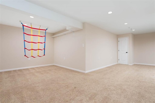 3147 N 131st St, Kansas City, KS 66109 - carpeted spare room with recessed lighting and baseboards
